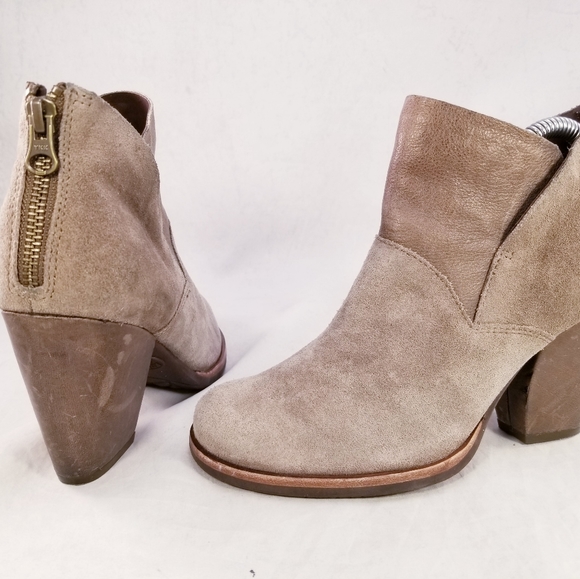 KORK-EASE WOMEN ANKLE  BROWN BOOTS BACK ZIPPER SIZE 6.5 M - Picture 7 of 10